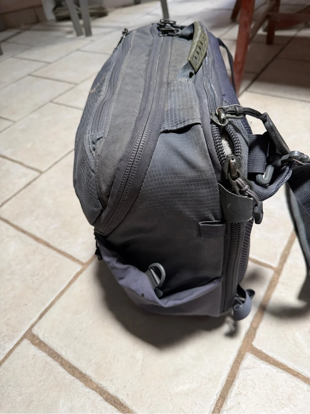 VERTX Black Tactical Messenger Bag — Everyday Carry